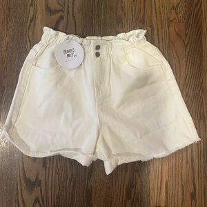 Never Worn US 6 White Princess Polly Jean Shorts
